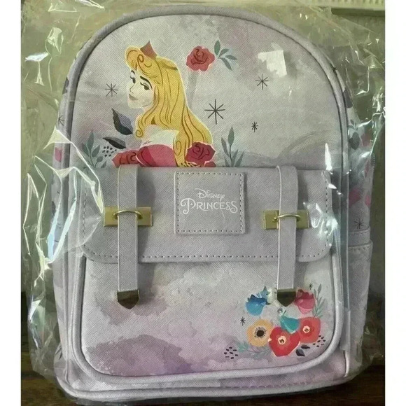 NWT WondaPOP Vegan Leather Disney Mini Backpack Classic Sleeping Beauty Aurora - Picture 2 of 6